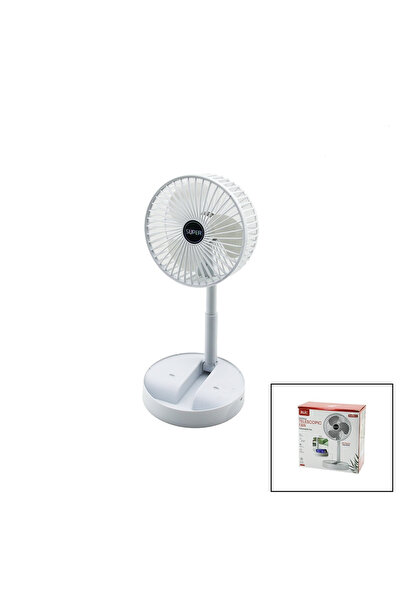 Go İthalat MASA ÜSTÜ VANTİLATÖR USB ŞARJLI KATLANIR FAN=16.4CM - UZAYAN AYAK=...