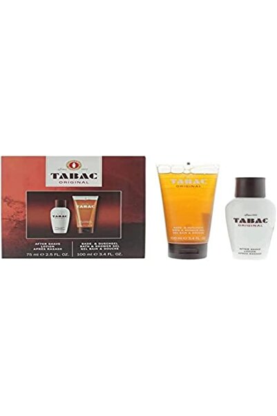 Tabac Maurer & Wirtz Original After Shave Lotion Gift Set for Men, 75ml + Shower Gel, 100ml