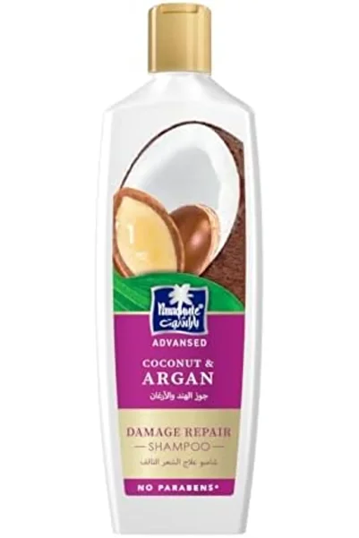 Parachute Advanced Argan and Coconut Damage Repair Shampoo | For Dry and Damaged Hair | 0% Harmful C