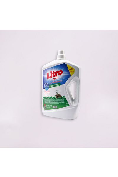 litro Litro Floor Cleaner & Disinfectant Pine Scent - 3L for deep cleaning and a refreshing fragrance