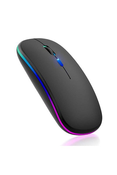Techsuit Mouse Gaming RGB Wireless Silent + Charging Cable M1