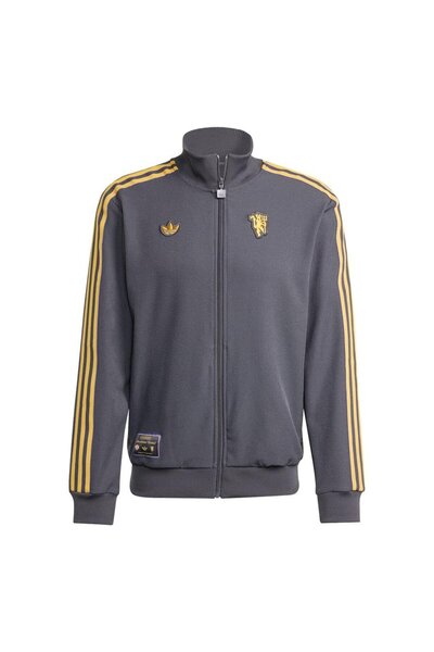 adidas Men's Black Jacket Mufc Icon Tt Jn2816