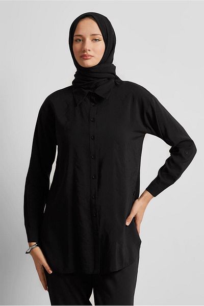 Alvina Shirt Collar Tunic 45771