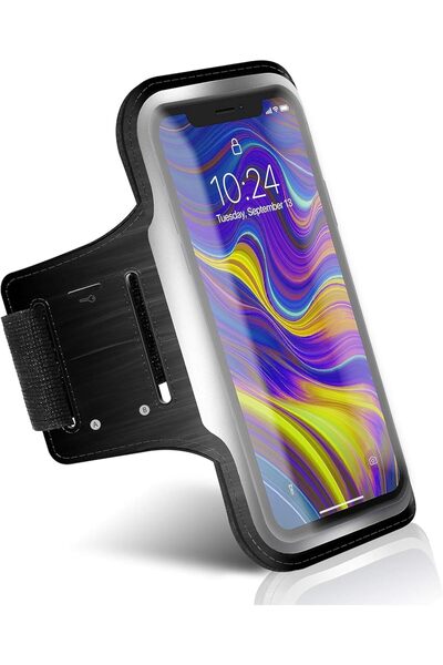 STOREMAX modaflux ile uyumlu 6,9" inç e Kadar Uyumlu Anahtar Koyma Bölmeli Spor Koşu Yürüyüş için Kol Bandı S