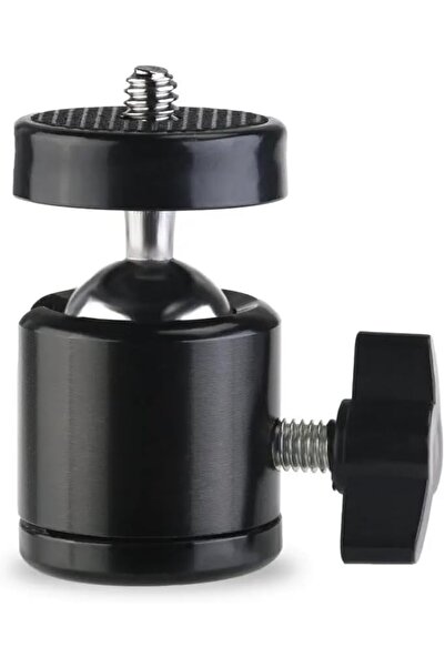 STOREMAX vegaShop 360° Döner Mafsallı Vida Adaptörü – 1/4" Bağlantı Uyumlu Tripod ve Monopod Aksesua