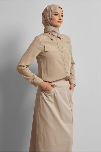 Alvina Shirt Collar Tunic 45782