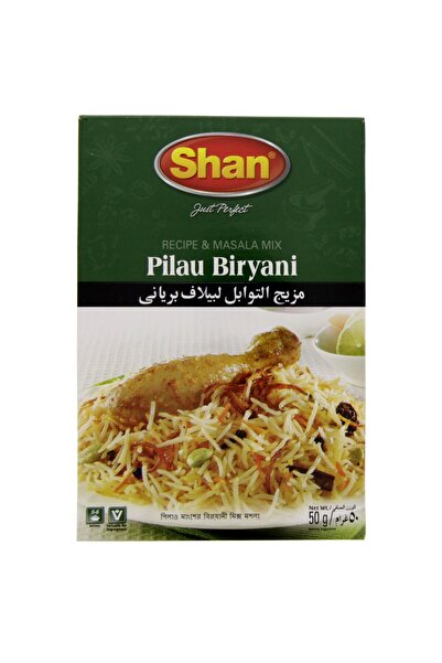 Shan مزيج توابل برياني بيلاو ماسالا الأصلي، ٥٠ غرام، لأطباق أرز شهية | جودة م...