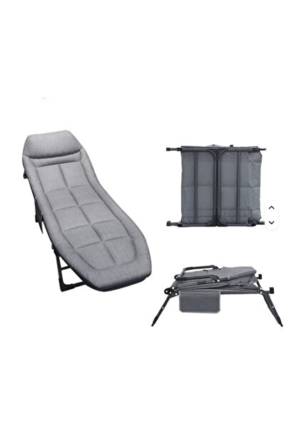 Begin Power Kampet Kamp Yatağı Şezlong Kamp Sandalyesi 5 Kademe Ayarlanabilir