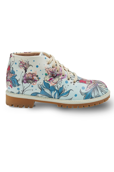 MUMKA Flowers on Green Boots