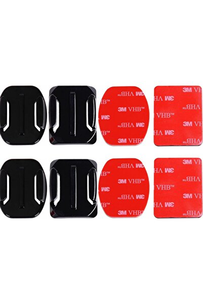 O Ozone وسادة لاصقة 3M لملحقات كاميرا الحركة GoPro [8 في 1] [2 مسطحة و2