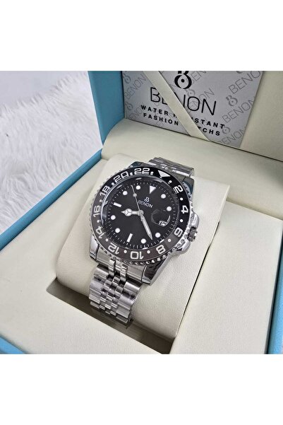benon Men's watch from the Benon brand with a silver strap