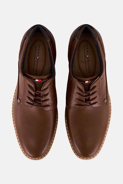 Tommy Hilfiger Men Medium Lace Up Formal Shoes, Brown