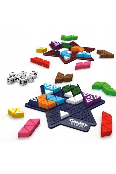 Smart Games Genius Star, Intellectual Challenge, 5 Difficulty Levels, Strategic Thinking Skills, 8+ Years