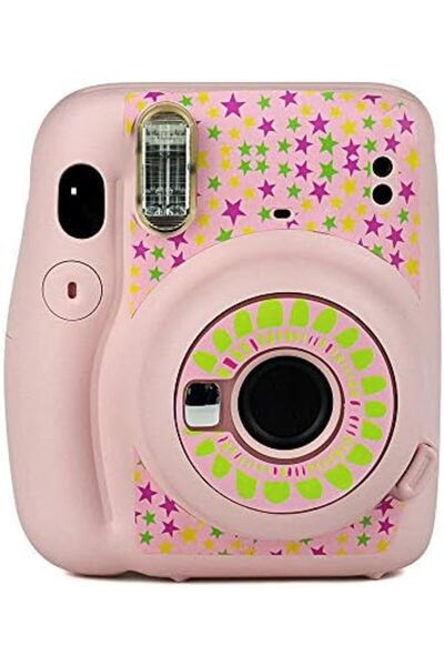 O Ozone ملصقات كاميرا فوجي فيلم إنستاكس ميني 11 الفورية، ملصق فينيل مزخرف على شكل نجمة