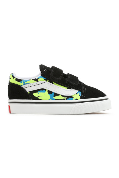 Vans حذاء TD Glow Sharks Old Skool - أسود