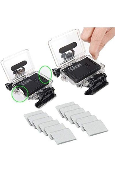 O Ozone Action Camera Accessories Kit [Reusable Anti Fog Inserts] [12 in 1]