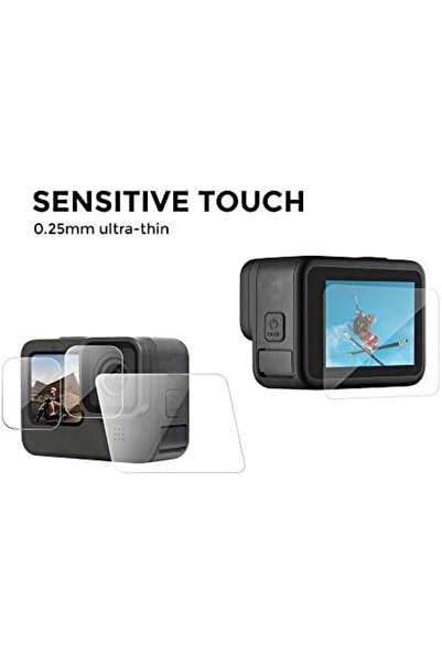 O Ozone 7 in 1 Kit Compatible for GoPro Hero11 10 9 Action Camera Accessories with Silicone Lens Cap