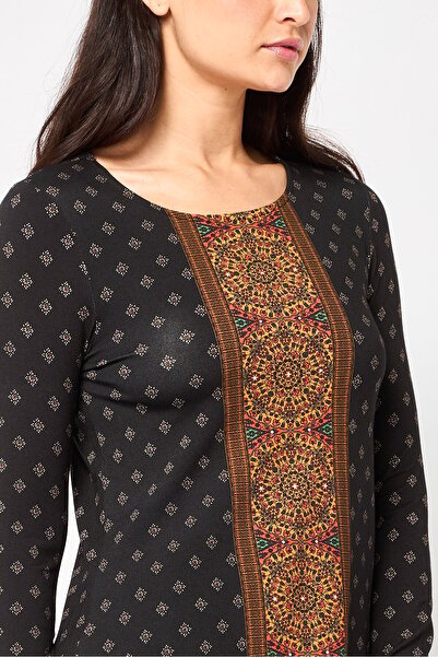 Desigual Women Paisley Print Mini Dress, Multicolor