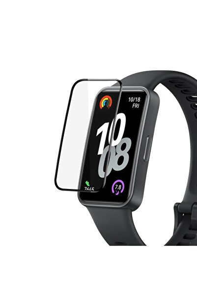 Microsonic Huawei Band 10 Tam Kaplayan Nano Cam Ekran Koruyucu Siyah