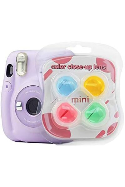 O Ozone 4 in 1 Color Lens Filter for Fujifilm Instant Mini 11 Camera Close-up Colorful Filter Lens