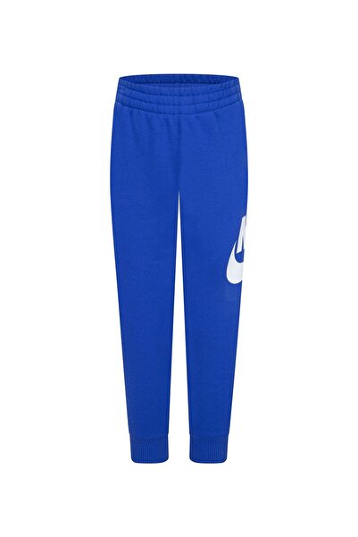 Nike بنطال رياضي بشعار جرافيكي من مزيج القطن - Game Royal