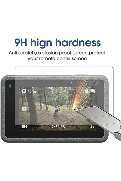 O Ozone (Pack of 2) Tempered Film for DJI Osmo Action 3 Screen Protector