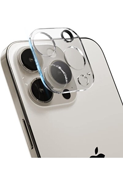 O Ozone واقي عدسة iPhone 15 Pro / iPhone 15 Pro Max | زجاج مقسّى | عبوة من قط...