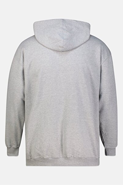 Champion Men Big Long Sleeves Outdoor Hoodie, Grey