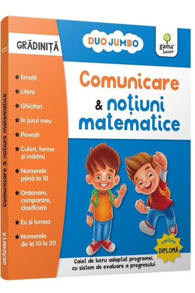 Editura Gama Comunicare si notiuni matematice gradinita