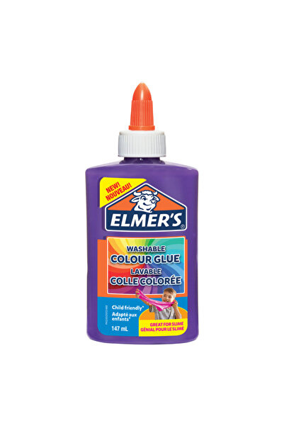 Genel Markalar S Mat Renkli Sıvı Yapıştırıcı Mor 147 Ml (Slime Yapıştırıcı) 2...