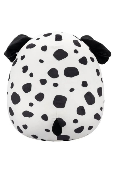 Squishmallows Dustin Dalmatian Plush Toy 30cm, Black and White, for All Ages