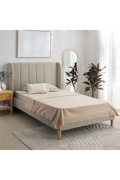Home Box Atlanta Solid Recycled Polar Fleece Twin Blanket - 150x200 cm