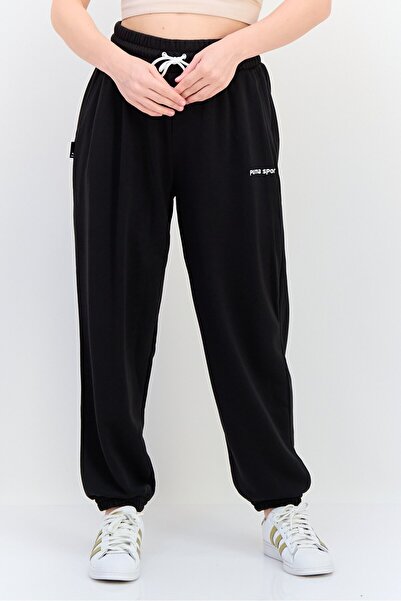 Puma Women Relaxed Fit Outdoor Sweatpants, Black