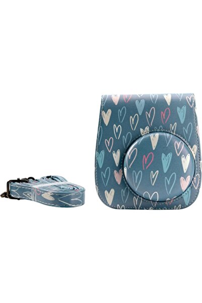 O Ozone حافظة كاميرا من الجلد الصناعي لكاميرا فوجي فيلم إنستاكس ميني 11 12 ال...