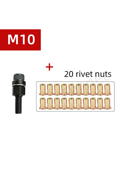 Choice M10-20Pcs Rivet Nut Tools Adapter M3 M4 M5 M6 M8 M10 M12 Hand Electric...