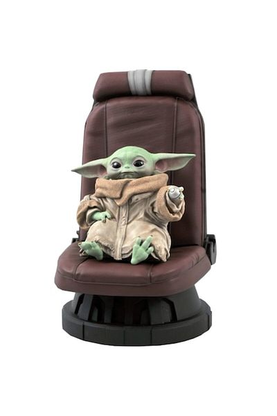 Diamond Select Toys Star Wars The Mandalorian Child In Chair 30cm Figurine