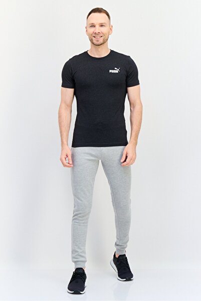 Puma Men Slim Fit Short Sleeves Outdoor T-shirt, Dark Gray