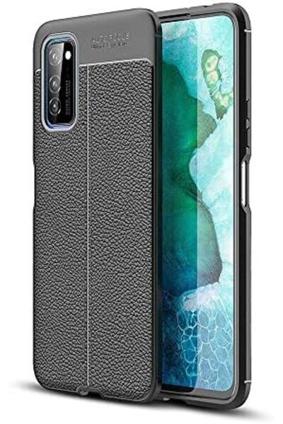 ozone جراب Honor View 30 / View 30 Pro، مصنوع من جلد محبب بلون الليتشي، رفيع للغاية وخفيف الوزن