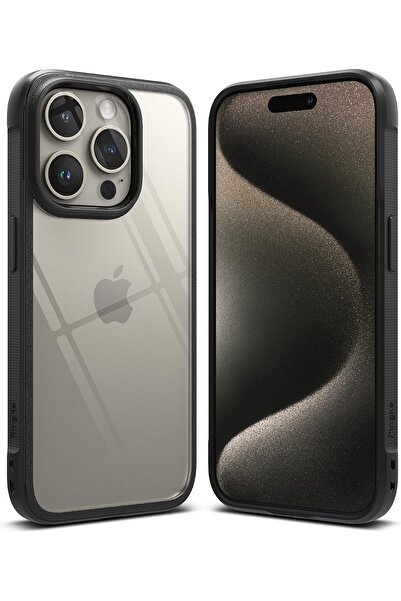 Ringke غطاء حماية لجهاز iPhone 15 Pro Max | سلسلة Fusion Bold | أسود