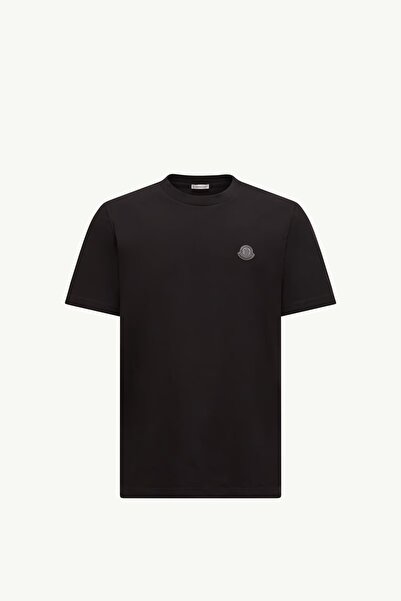 MONCLER GRENOBLE Logo Yamalı Pamuklu Tişört