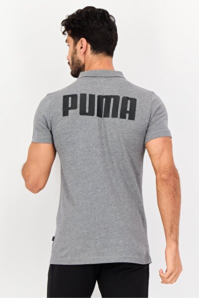 Puma Men Sportswear Fit Short Sleeves Outdoor Polo Shirt, Grey