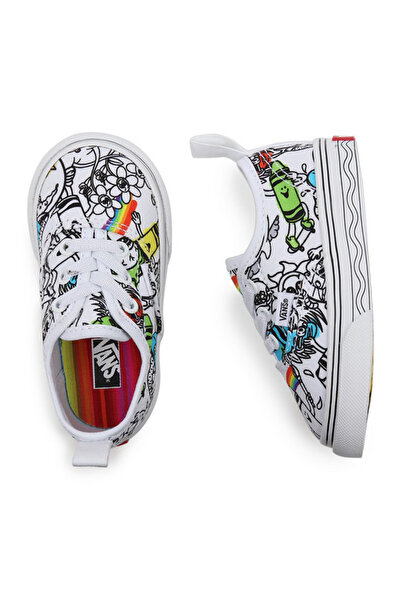 Vans TD Authentic Elastic Lace Shoes - White