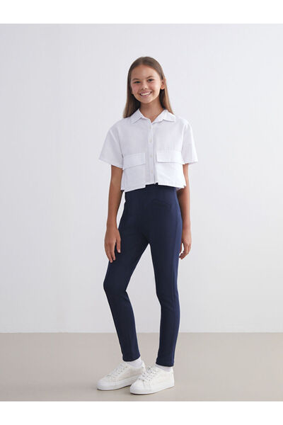 LC Waikiki Quality Parts from Celebi Store |   Girls' Long Leggings with Elastic Waist