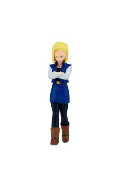 BANDAI Dragon Ball Z Solid Edge Works Android 18 Figurine, multicolor