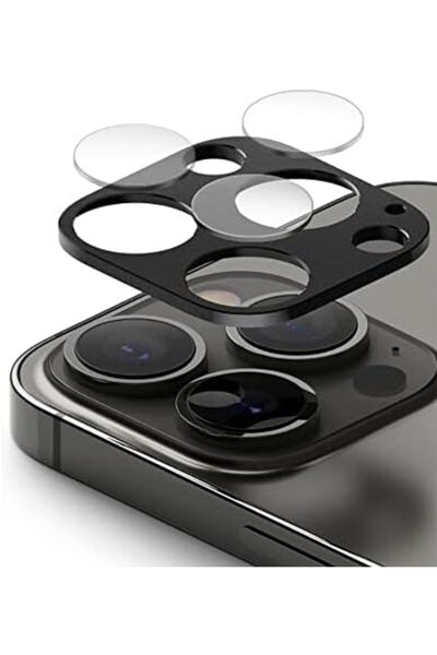 O Ozone واقي عدسة الكاميرا لهاتف iPhone 13 Pro/iPhone 13 Pro Max، إطار من الأ...