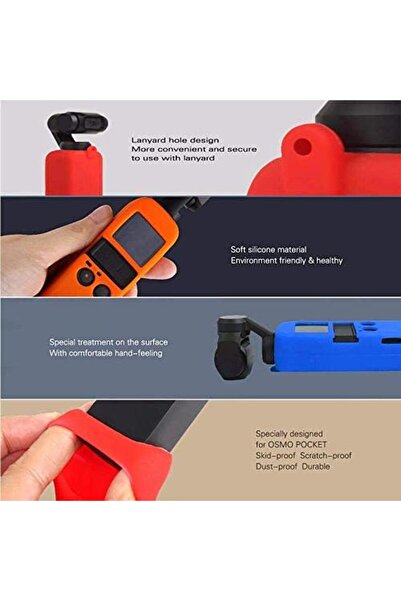 ozone Soft Silicone Case for OSMO Pocket Scratch Protective Cover Designed for DJI OSMO Pocket Gimba