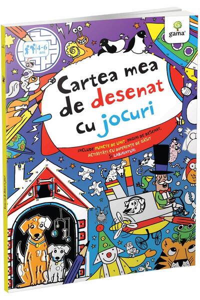 Editura Gama Cartea mea de desenat cu jocuri