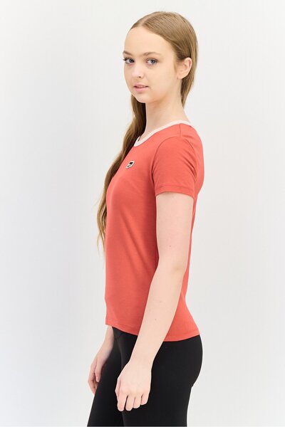 Puma Women Sportswear Fit Short Sleeve Outdoor T-Shirt, Red