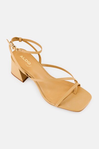 Aldo Women Adrauder Adjustable Buckle Closure Sandals, Beige