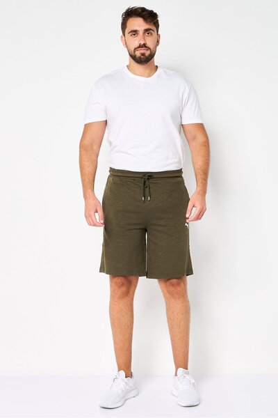 Puma Men Slim Fit Outdoor Shorts, Olive
